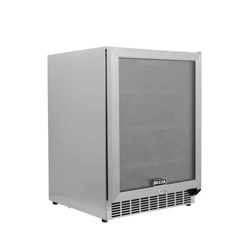 Bull 150L Outdoor Kitchen Under Counter Glass Door Fridge