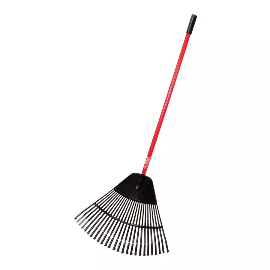 Bully Tools Fiberglass Handle Poly Lawn and Leaf Rake