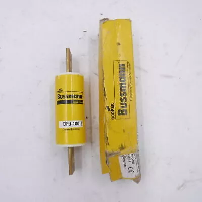 BUSSMANN DFJ-100 Drive Fuse 100 Amp 600Vac 450 Vdc Class J Current Limiting