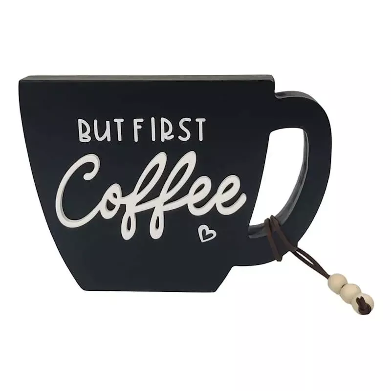 But First Coffee Plaque, 7x5