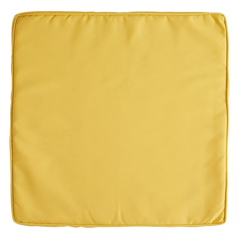 Butter Yellow Canvas Outdoor Deep Seat Cushion
