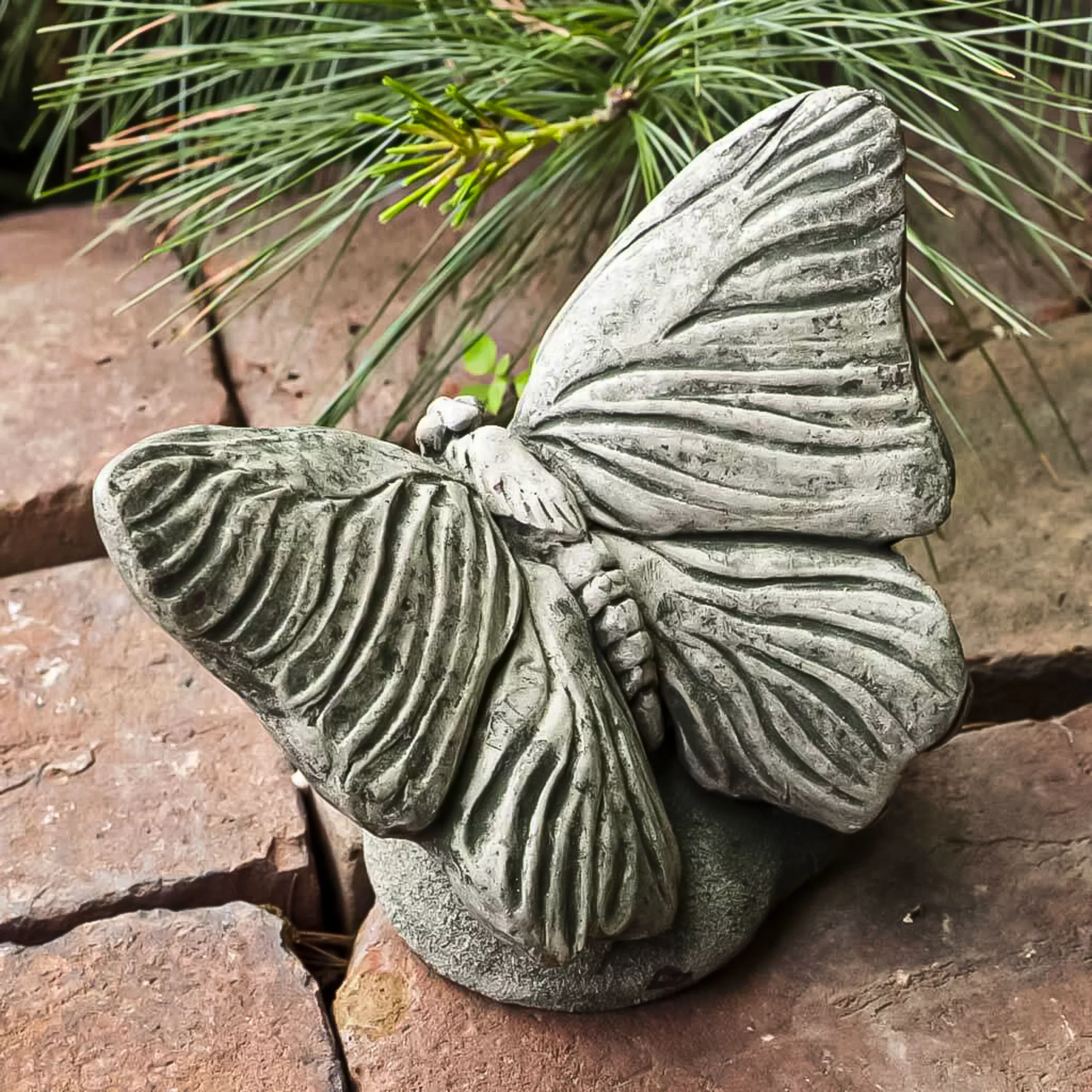Butterfly Cast Stone Garden Statue