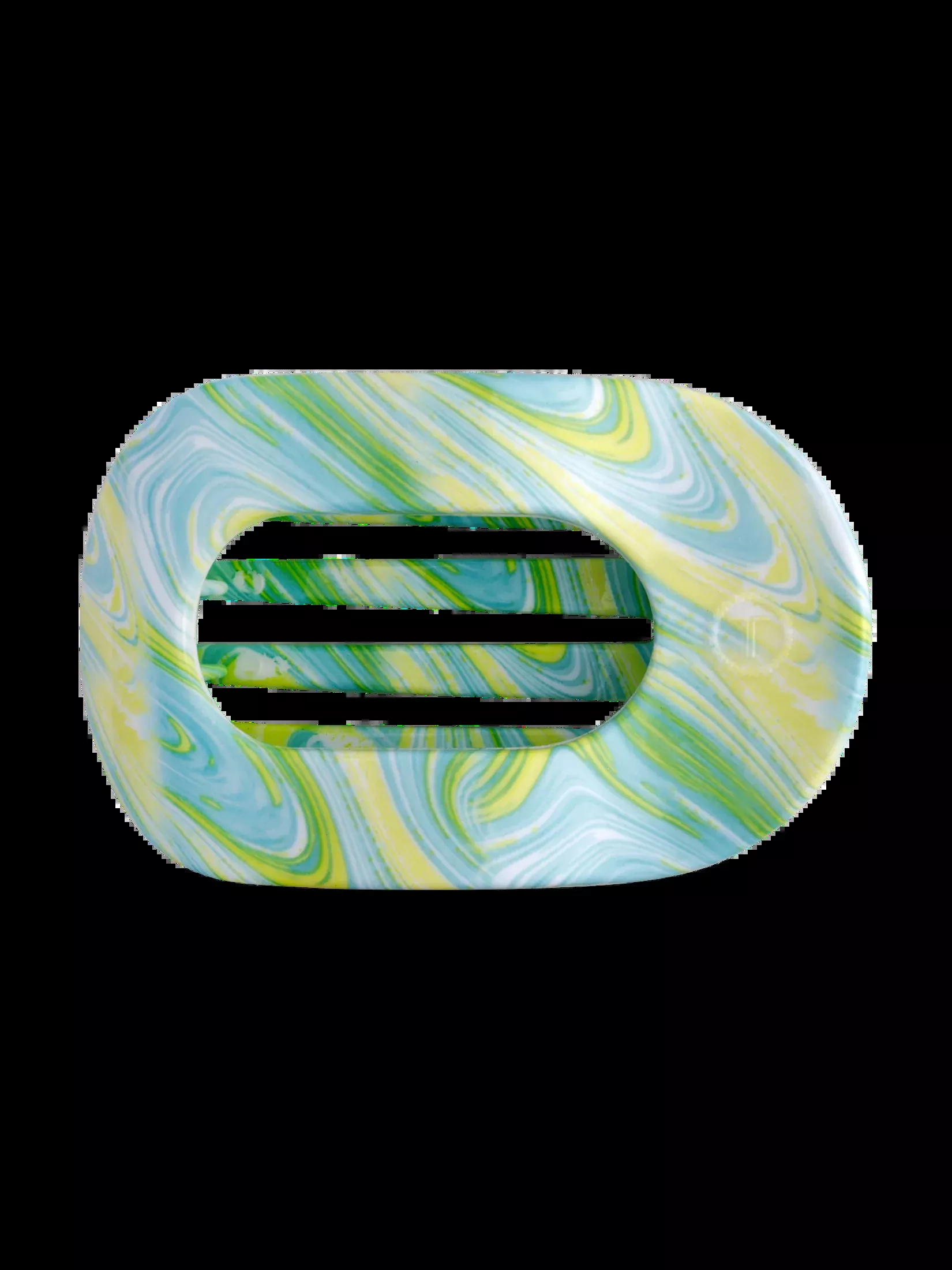 By the Sea Shore | Medium | Flat Round Hair Clip