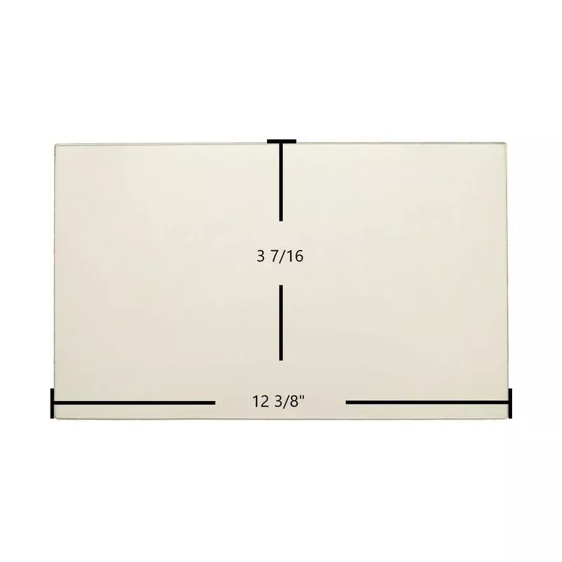 Caddy Baby Dragon PH00014-15 Door Glass Replacement 12 3/8″ x 3 7/16″ High-Temperature Ceramic Glass Panel (SE51851)