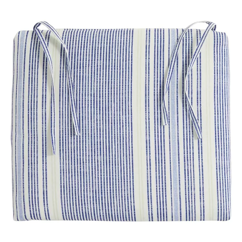 Calisto Pinstripe Outdoor Square Seat Cushion