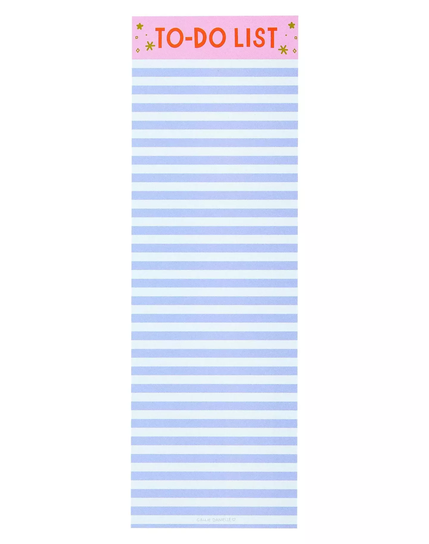 Callie Danielle - Blue Stripe To Do List Notepad
