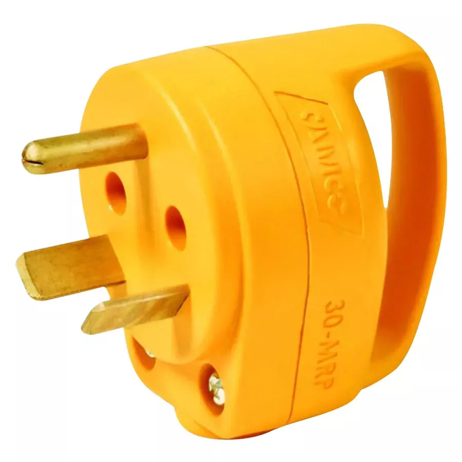 Camco Power Grip Replacement Male Plug - 30 Amp