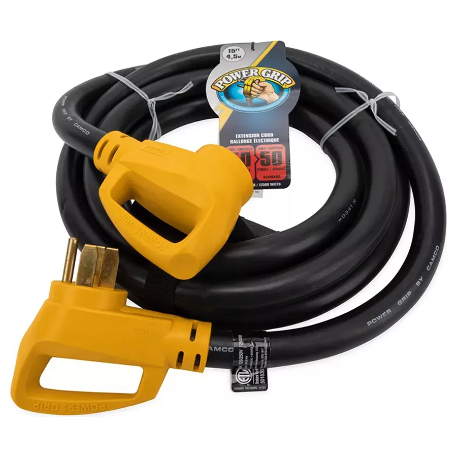 Camco PowerGrip ExtCord 15' 50A