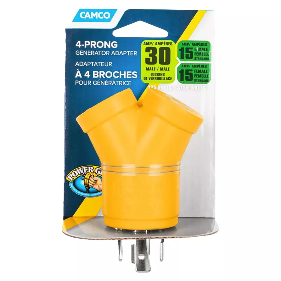 Camco PowerGrip Generator Adaptor - 30 Amp
