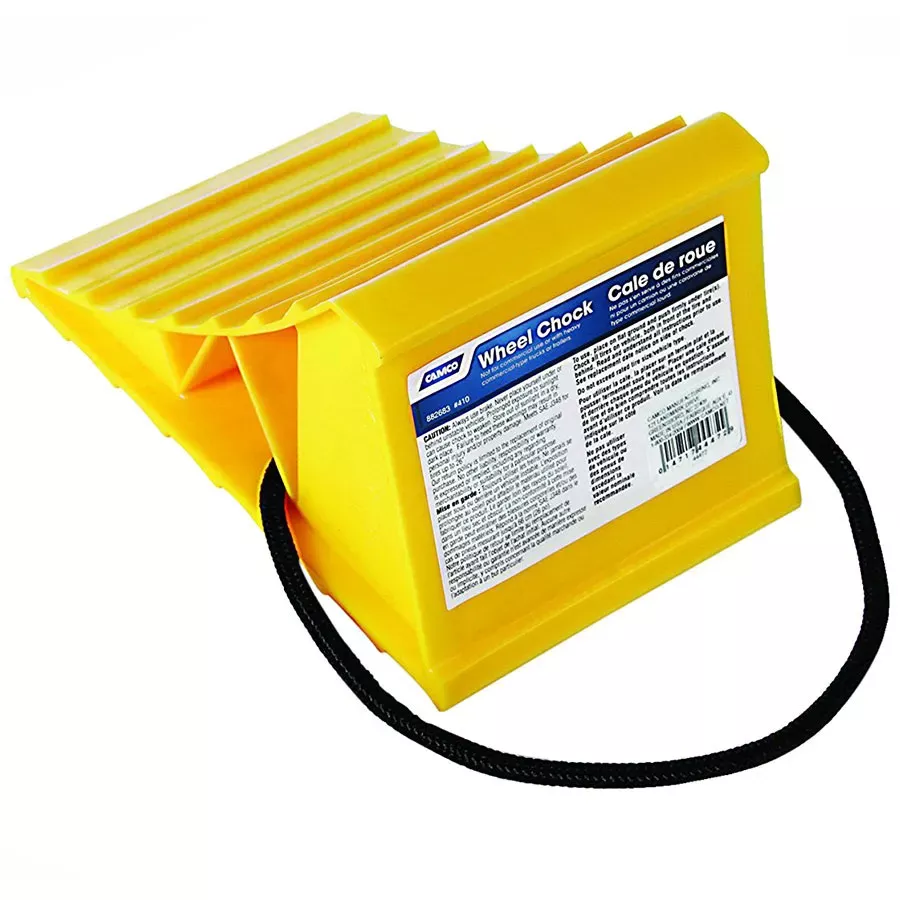 Camco RV Wheel Chock with Rope