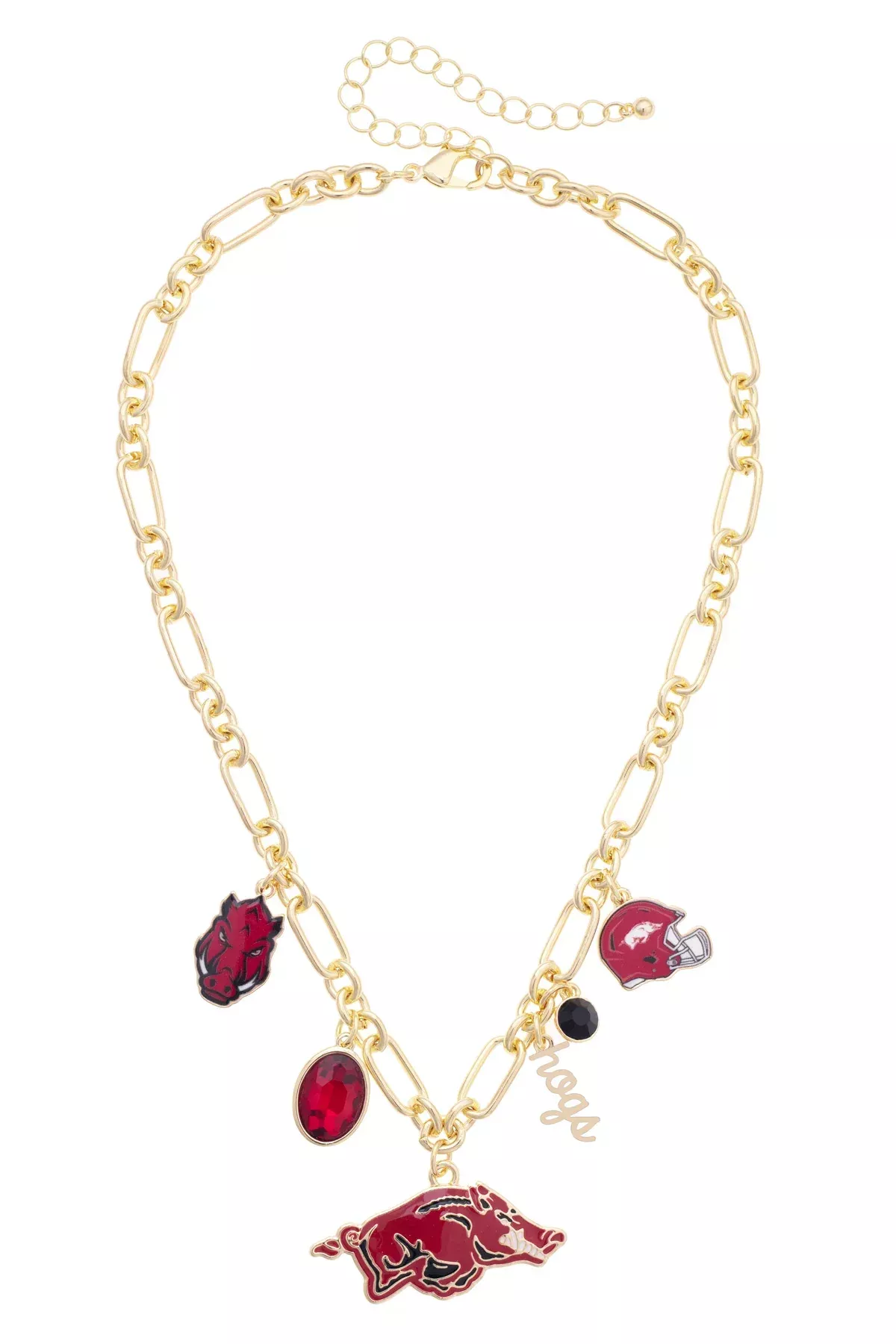 Canvas - Arkansas Razorbacks Gameday Charm Necklace
