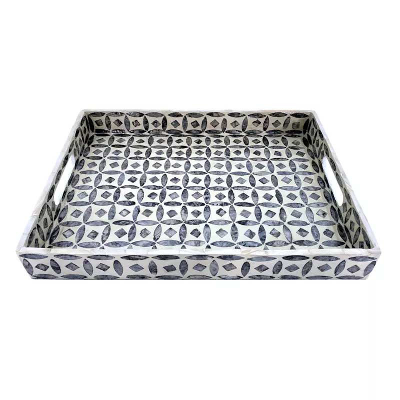 Capiz Decorative Tray, 16x12