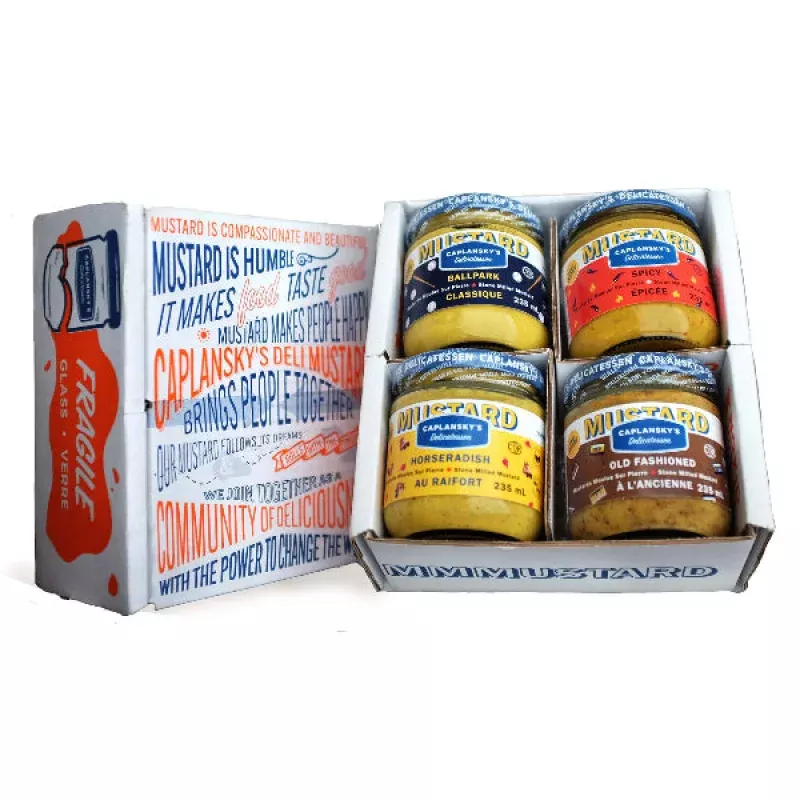 Caplansky’s Deli Mustard Variety Gift Packs