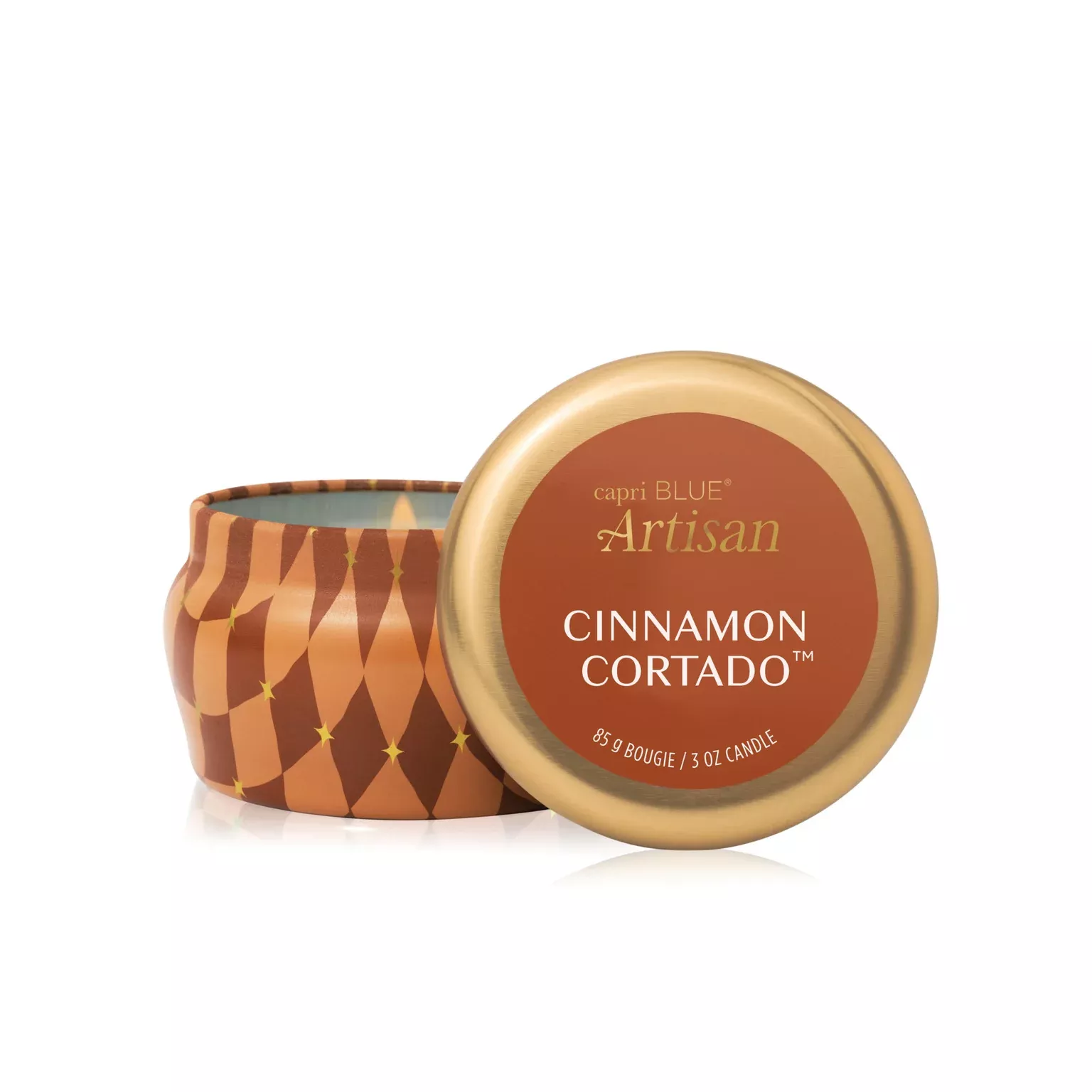 Capri Blue - Cinnamon Cortado Artisan Winter Bazaar Mini Tin Candle