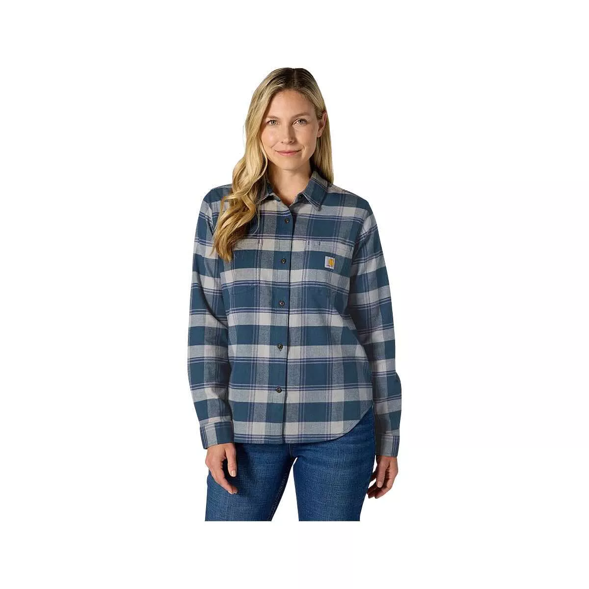 Carhartt Women's Hamilton Relaxed Long Sleeve Plaid Shirt