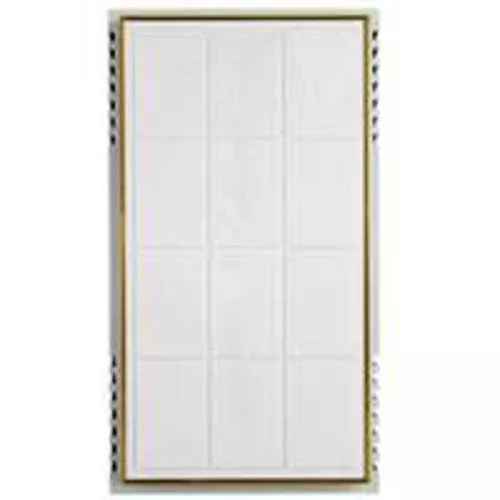 Carlon DH110 Doorbell With Brass Trim, White