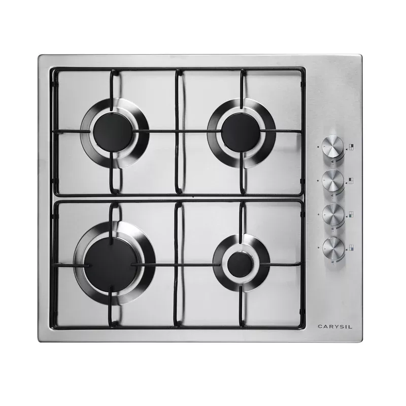 Carysil Built-In Stainless Steel 4 Burner Gas Hob