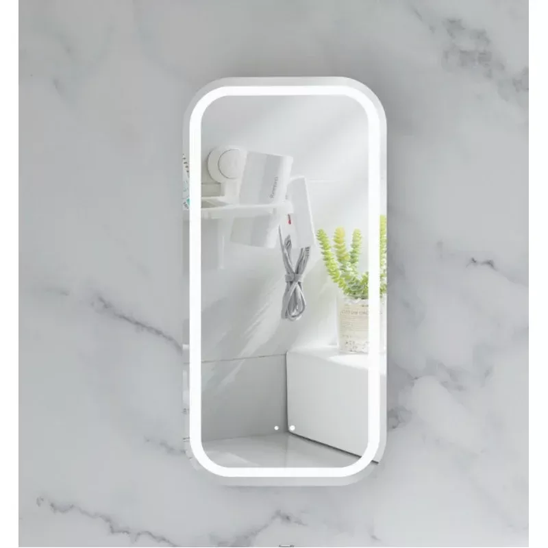 CARYSIL EARLS 450x900mm MATTE WHITE Squircle LED Shaving Cabinet