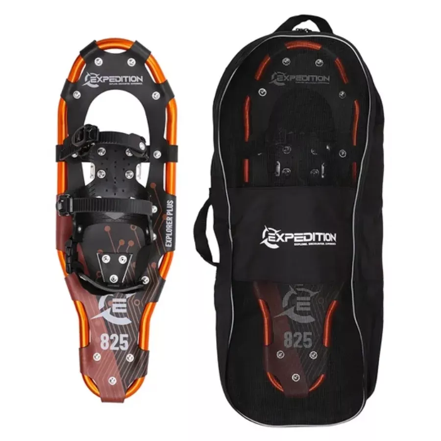 Cascade Mountain Tech Explorer Plus Snowshoe Kit - 8" x 21"