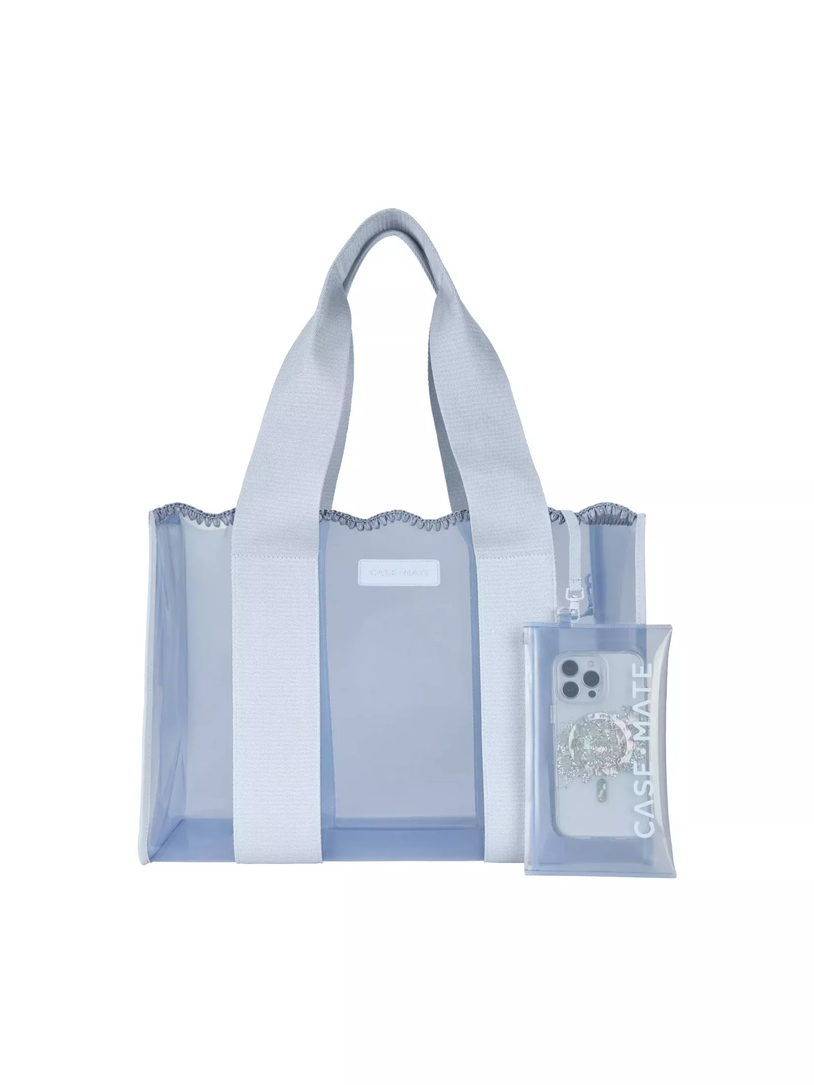 Case-Mate Carolina Blue Crochet Wave Jelly Tote Bag