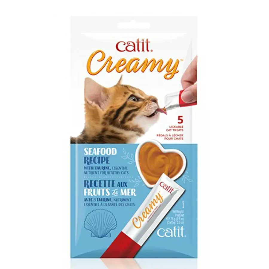 Catit Creamy Cat Treats - Assorted - 15 gram