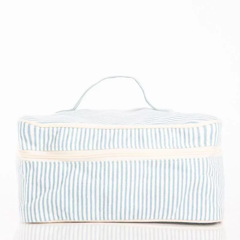 CB Station - Stripes Train Case, Clear Sky