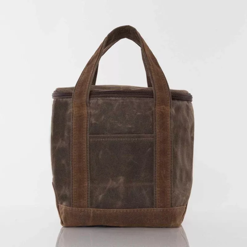 CB Station - Waxed Small Lunch Cooler, Olive