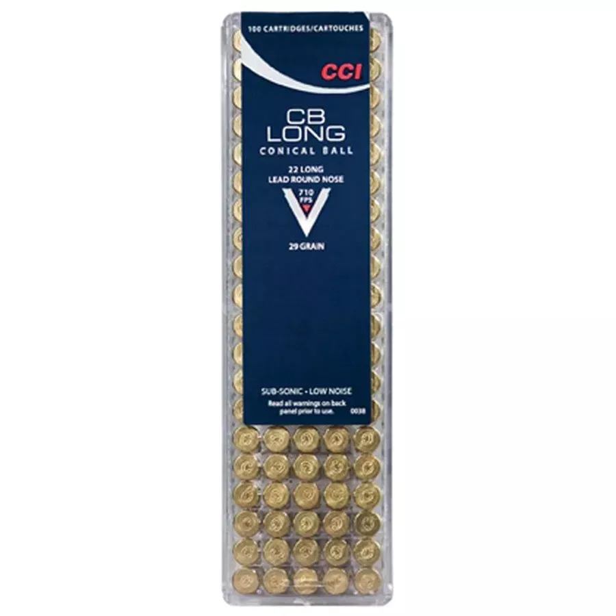 CCI 22 Long CB Long Low Noise Ammunition