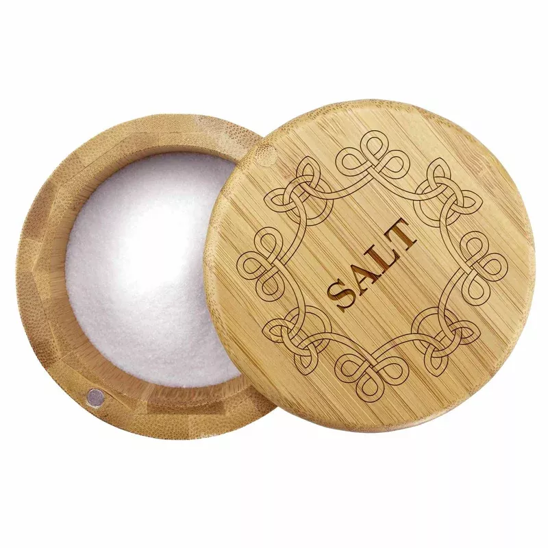 “Celtic Knot” Engraved Salt Cellar 6-Oz. Capacity