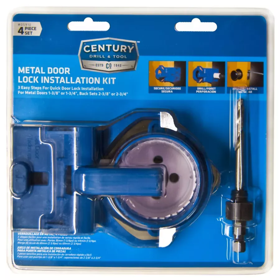 Century Drill and Tool Metal Door Lock Set - 4 pcs