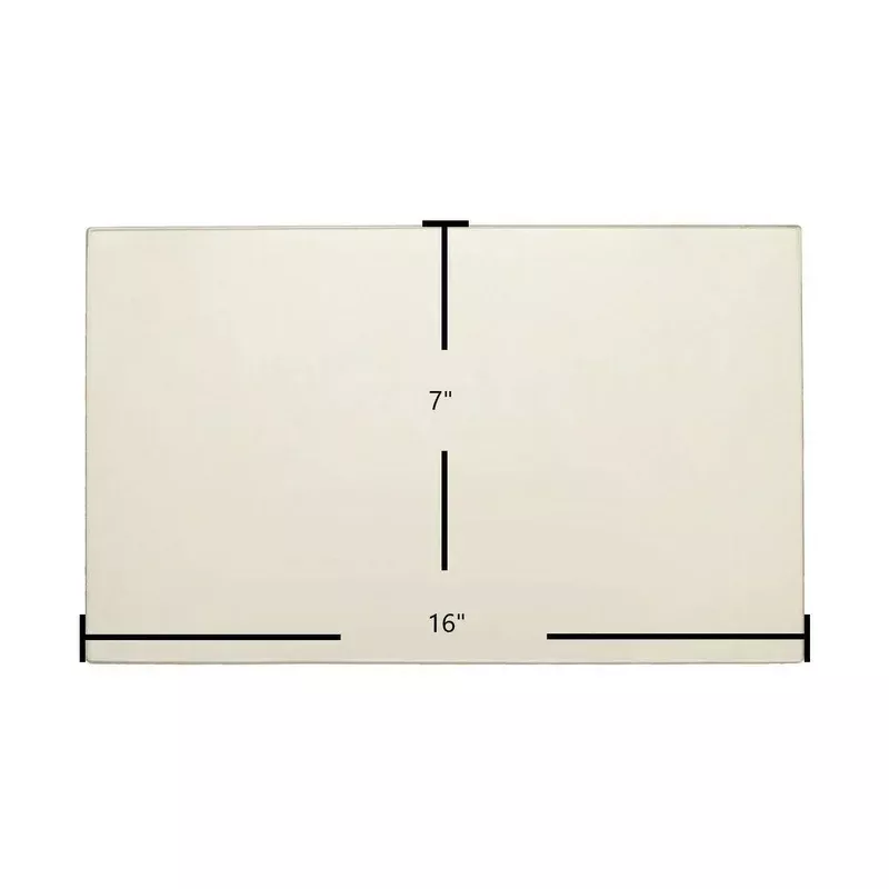 Century S127 S170 S171E S172 S173 Door Glass 16″ x 7″ High-Temperature Ceramic Glass Panel (SE36322-1)