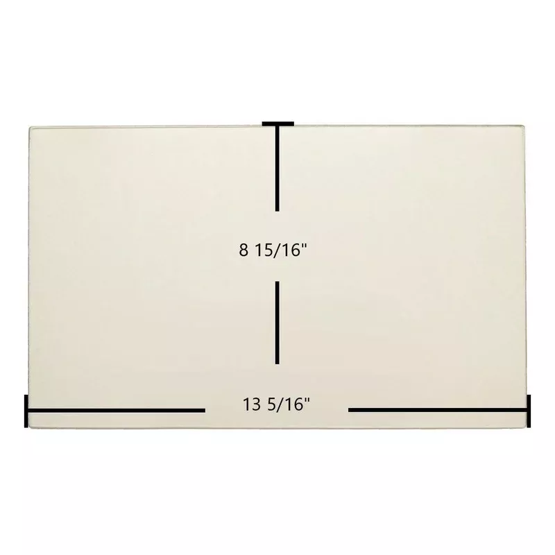 Century S245E Door Glass 13 5/16″ x 8 15/16″ High-Temperature Ceramic Glass Panel (SE63308)