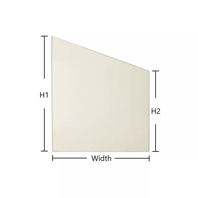 Ceramic Glass – Sloped Rectangle
