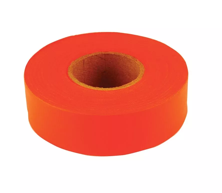 CH Hanson 17000Flagging Tape, Fluorescent Orange, 150' x 1.2"