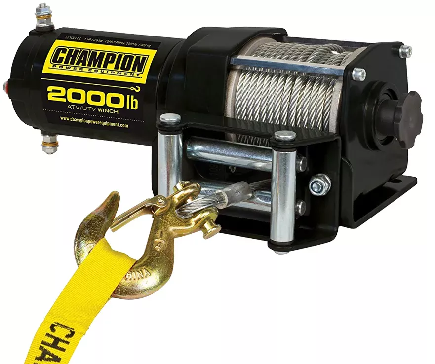 Champion Power Equipment ATV/UTV Winch Kit - 2000 lb