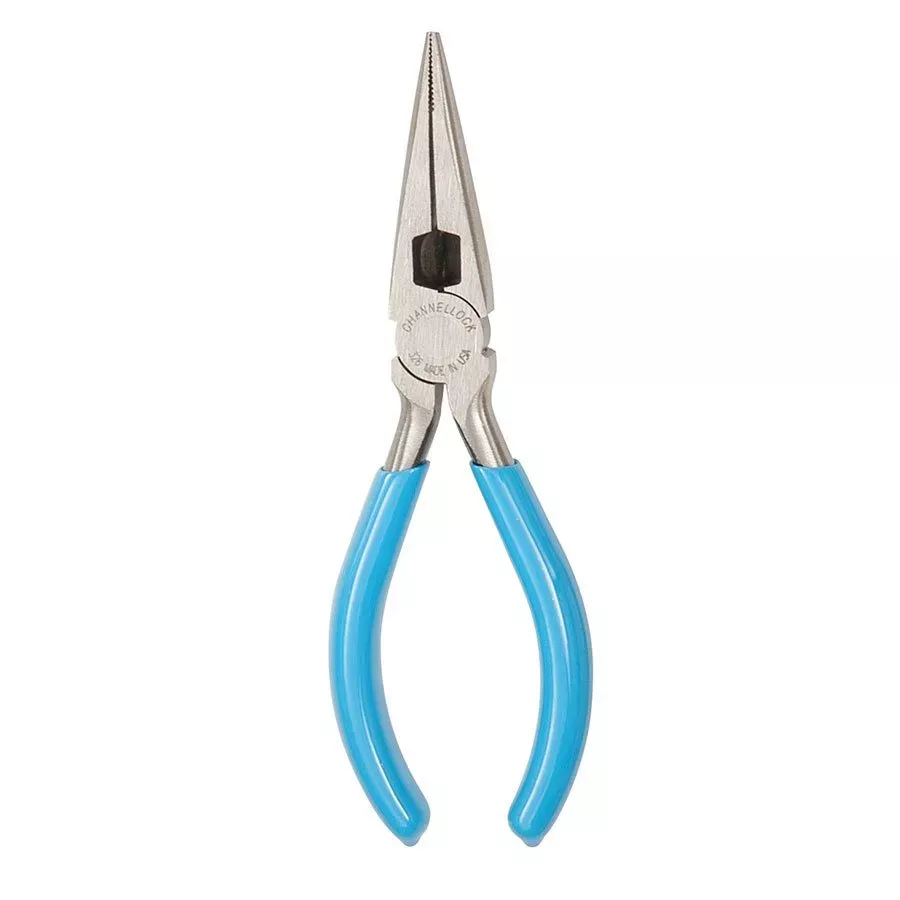 Channellock 6" Side Cutting Long Nose Plier with Cutter