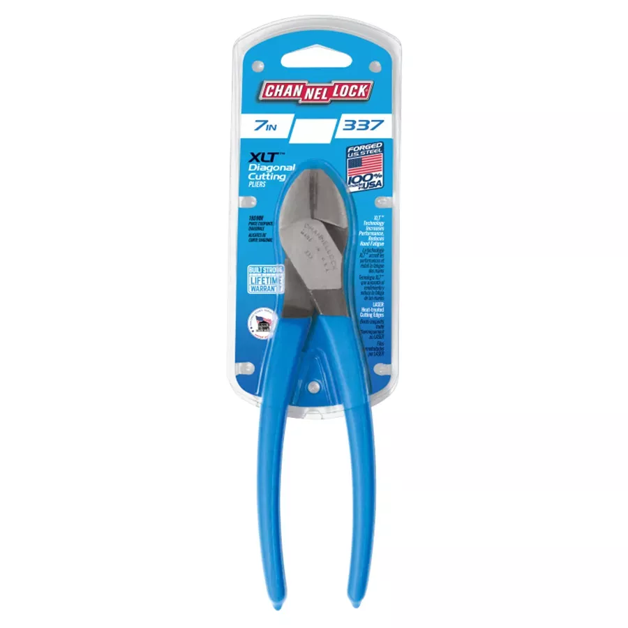 Channellock 7" High Leverage Diagonal Lap Joint Cutting Plier