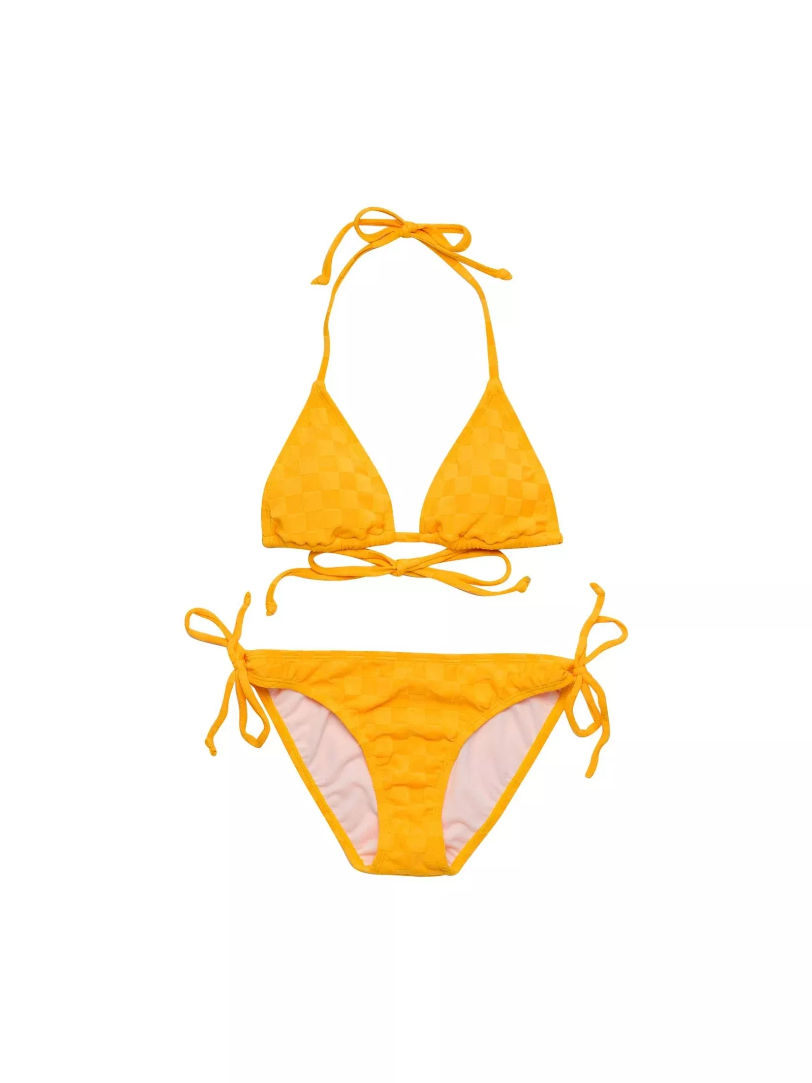 Check Me Out Marigold Teen Triangle Bikini