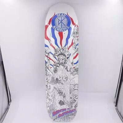 Check Your Head Skateboard Deck Dead Kennedys Bedtime For Democracy Blue Rare