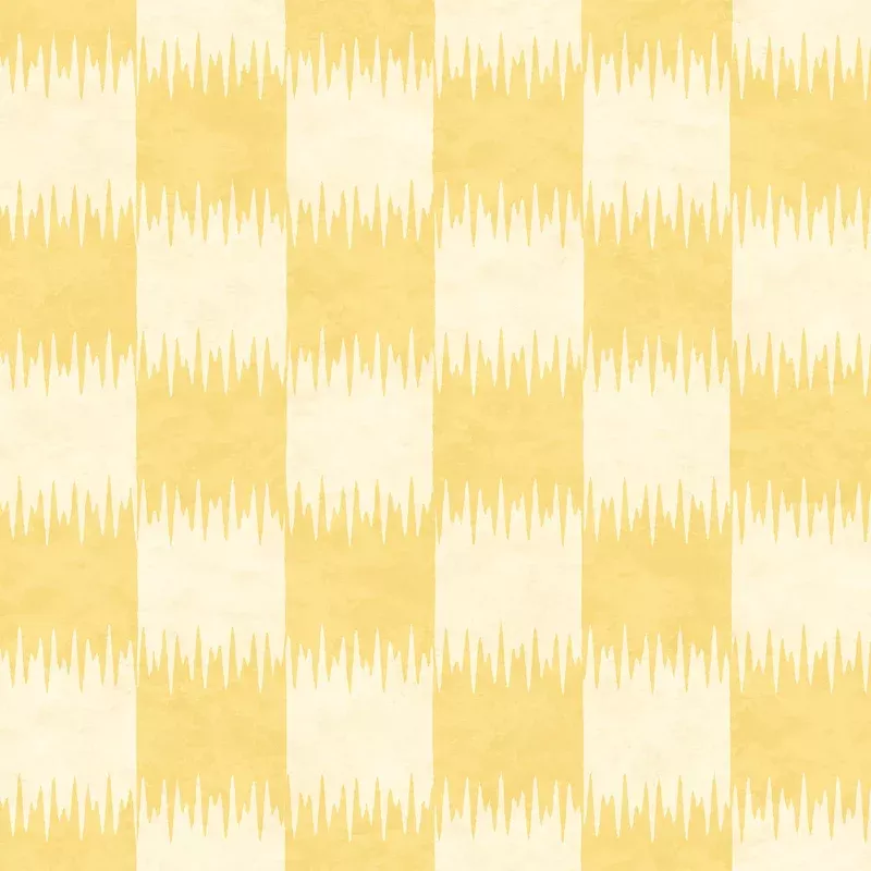 Checkmate Daffodil Yellow Wallpaper