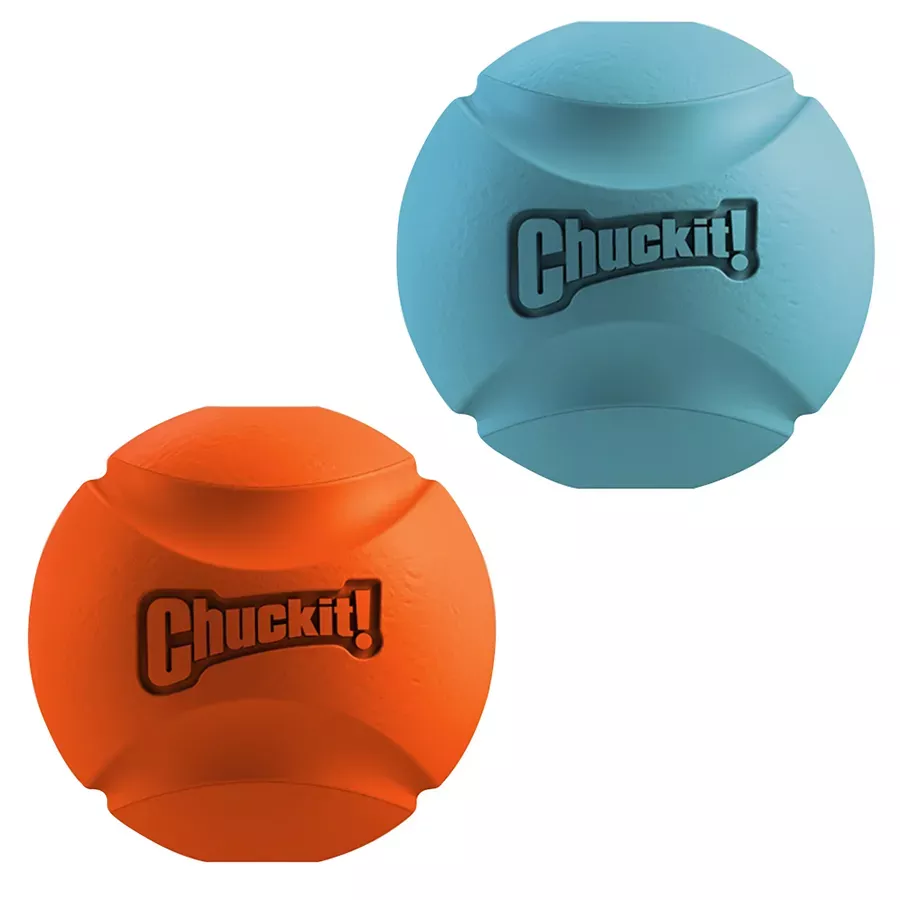 Chuckit! Fetch Ball - Orange/Blue - S - 2 pk