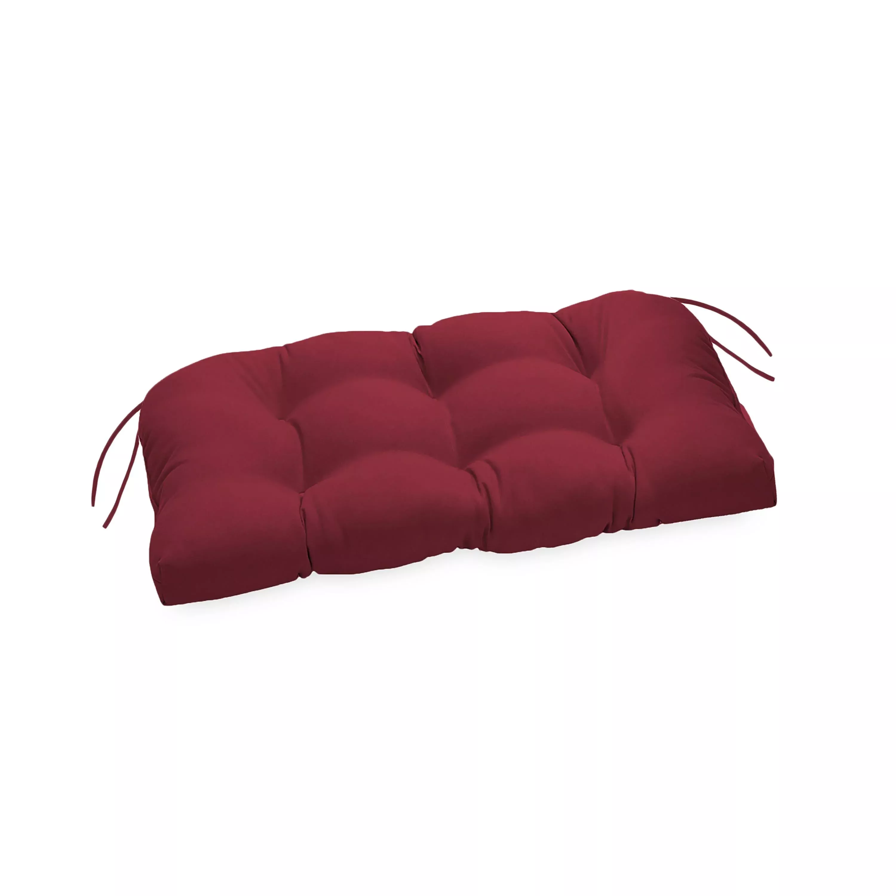 Classic Bench/Glider Cushion with Ties, 41" x 20" x 3"