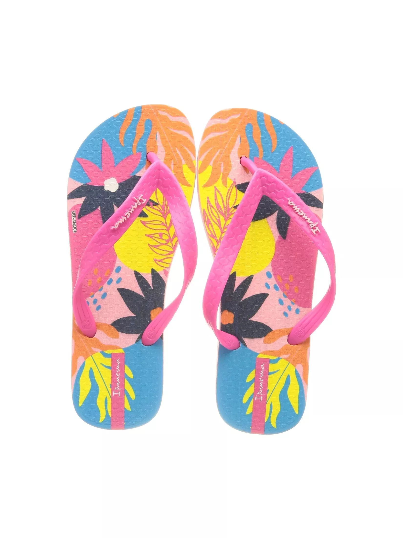 Classic Fun Kids Flip Flops - Pink / Blue