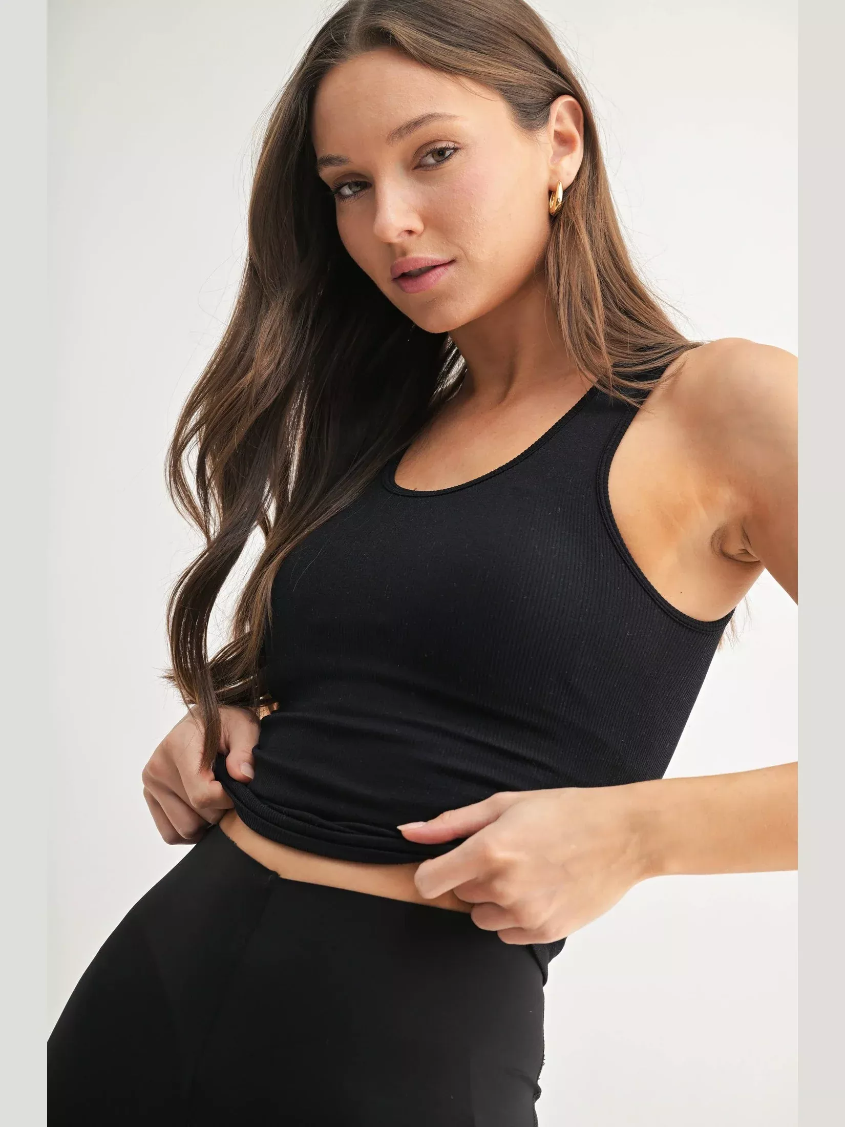 Classic Seamless Ribbed Tank Top