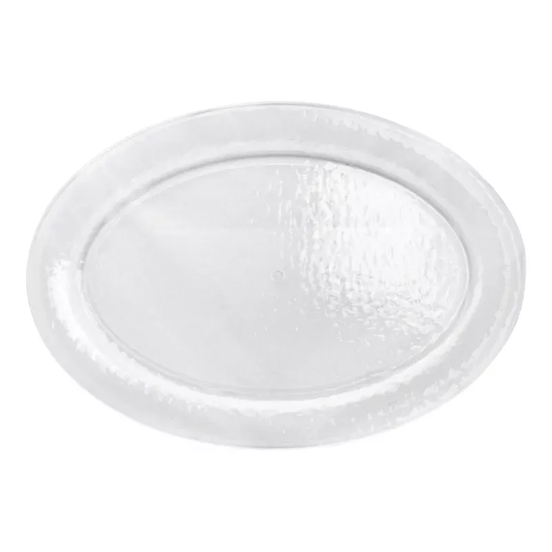 Clear Acrylic Oval Serving Platter