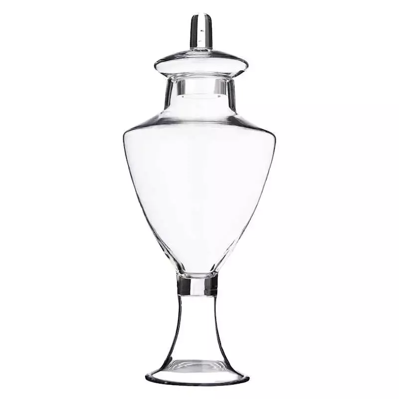 Clear Apothecary Jar, 17"