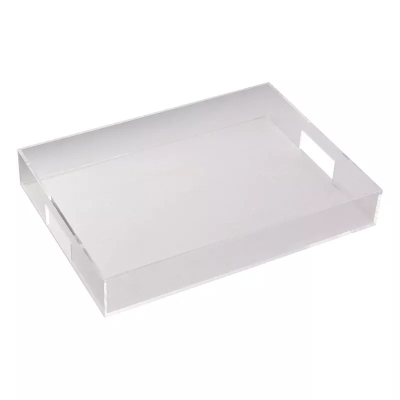 Clear Decorative Tray, 14x10