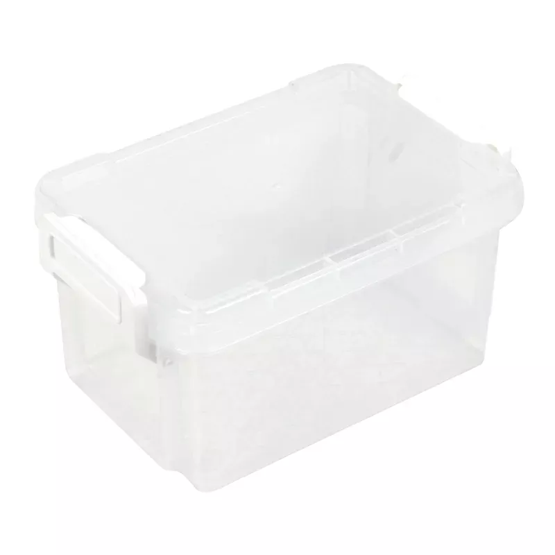 Clear Storage Box with Lid, 2.7L