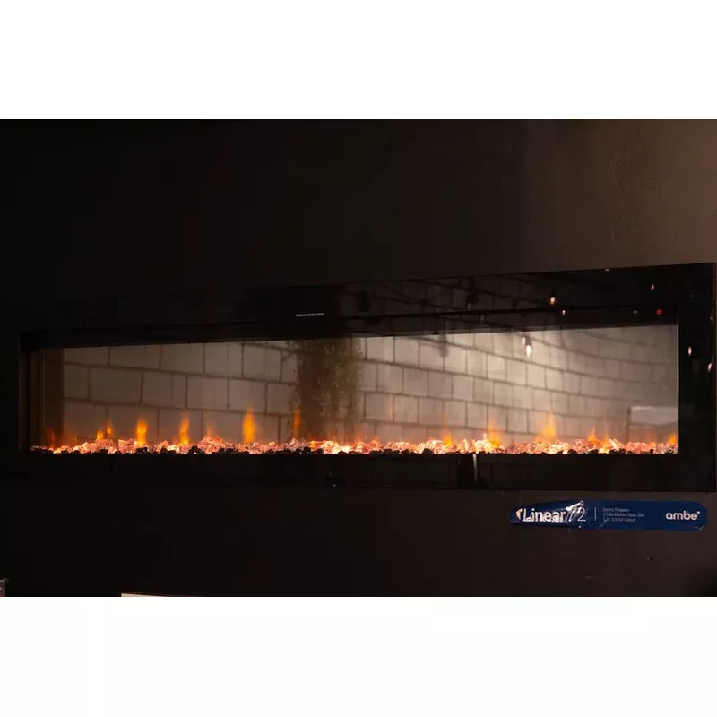 Clearance Sale – Ambe Linear Deep 72 Electric Fireplace