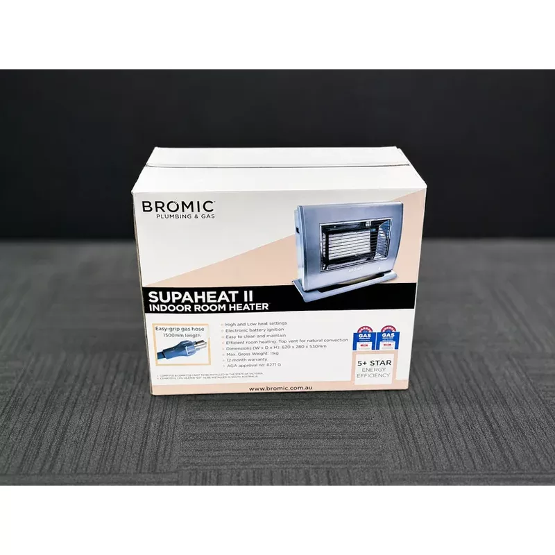 Clearance Sale – Bromic Heater Room Supaheat II Silver